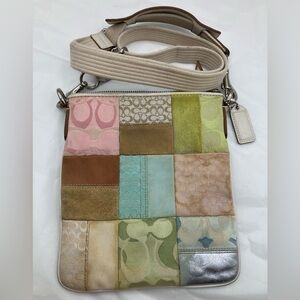 COACH Patchwork Crossbody Bag preloved flaws